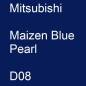 Preview: Mitsubishi, Maizen Blue Pearl, D08.